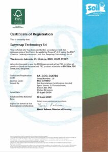 FSC Certificate Easysnap Technology Single Dose