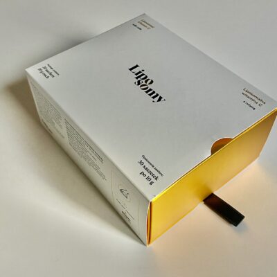 Liposomy secondary packaging Easysnap Technology single dose