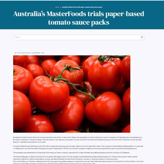 Packaging Connections Masterfoods Easysnap Technology