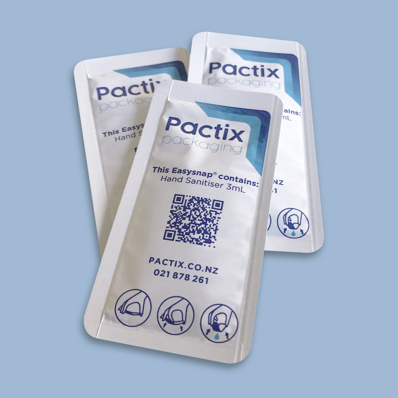Pactix Hand Sanitzer Easysnap single dose