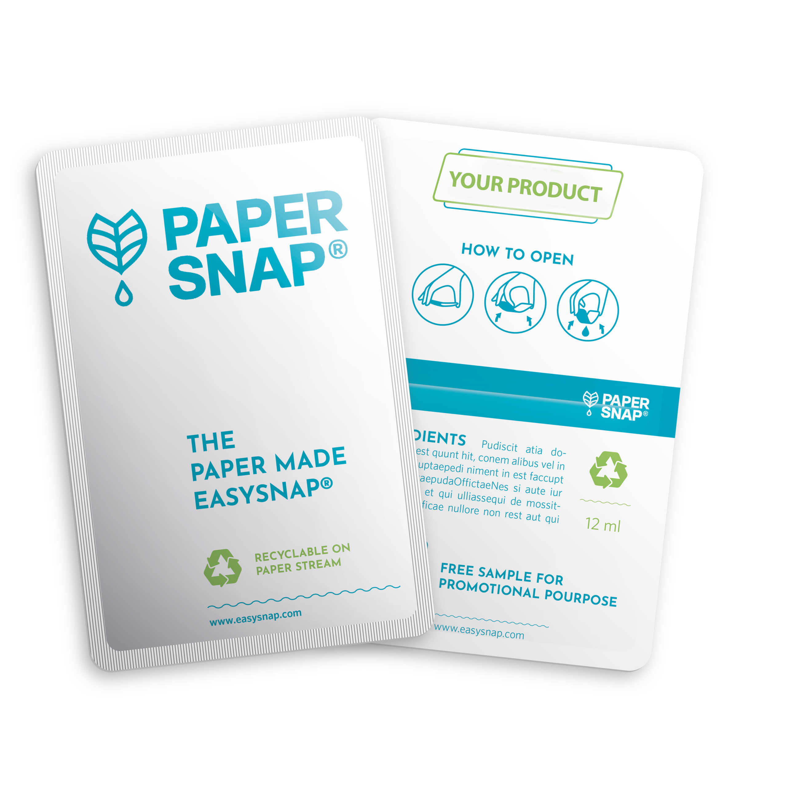 Papersnap Single Dose Packaging Easy Opening